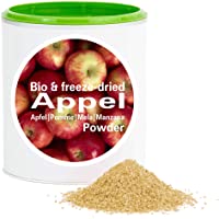 Manzana en Polvo - Liofilizado|biológico|vegano|crudo|pura fruta|no aditivo|rica en vitamina|Good Nutritions 120g